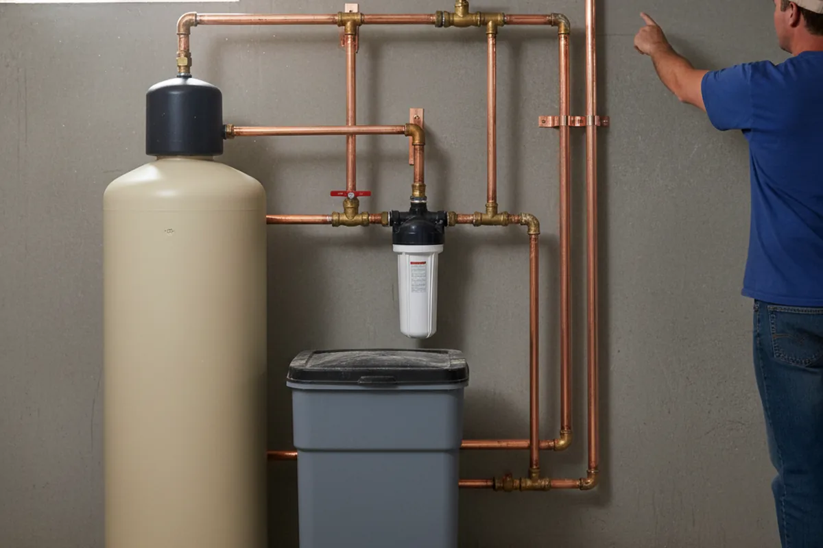 Whole-house water treatment system installed in Lawson